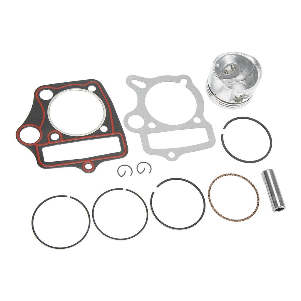 52.4mm Piston Rings Gasket Set High Strength for 110cc 125cc Engine ATV Dirt Pit Bike Go Kart