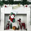 Christmas Socks Gift Bag Christmas Tree Ornaments Snowman Christmas Tree Pendant