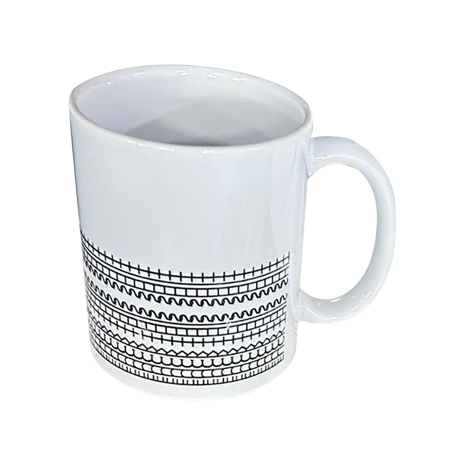 

Creative New Ceramic Kitchen Hidden Information Coffee Cup One Size