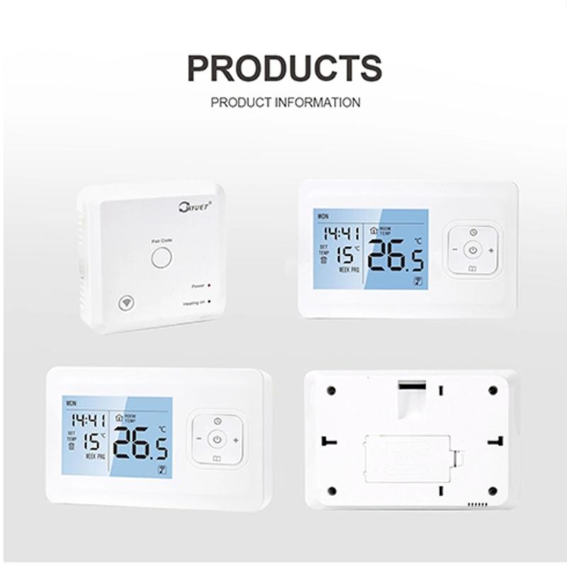WiFi Thermostat Digital Temperature Controller APP Control LED Display Screen Electric Floor Heating Thermostat