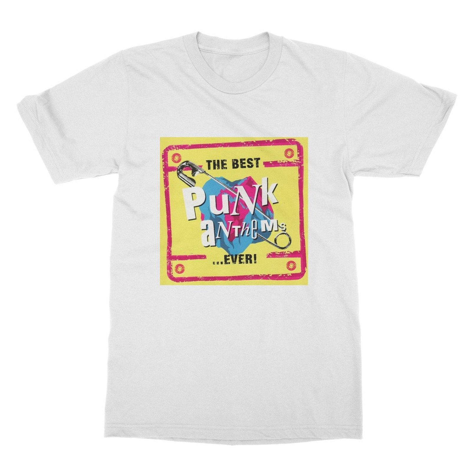 The Best of Punk anthems ~ Classic Unisex T-Shirt - 70s - 80s - 90s - Vintage designs - Punk Rock - New Wave - Worldwide Shipping S