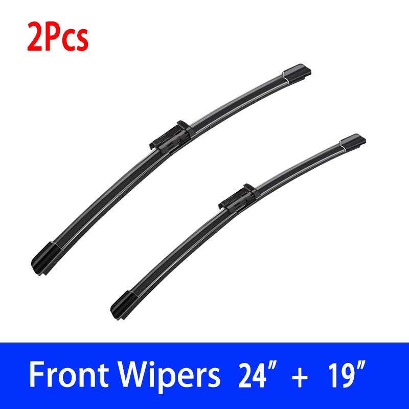 Wiper Blades For VW Passat B7  2012-2015 Front  Windshield Clean Window Windscreen Auto Parts Car Rain Brushes 24''+19'