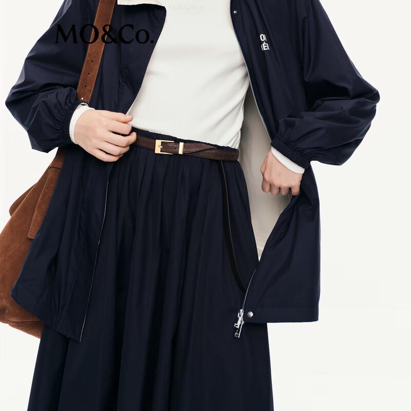 MO&Co. 2025 Autumn Side-Zip A-line Skirt