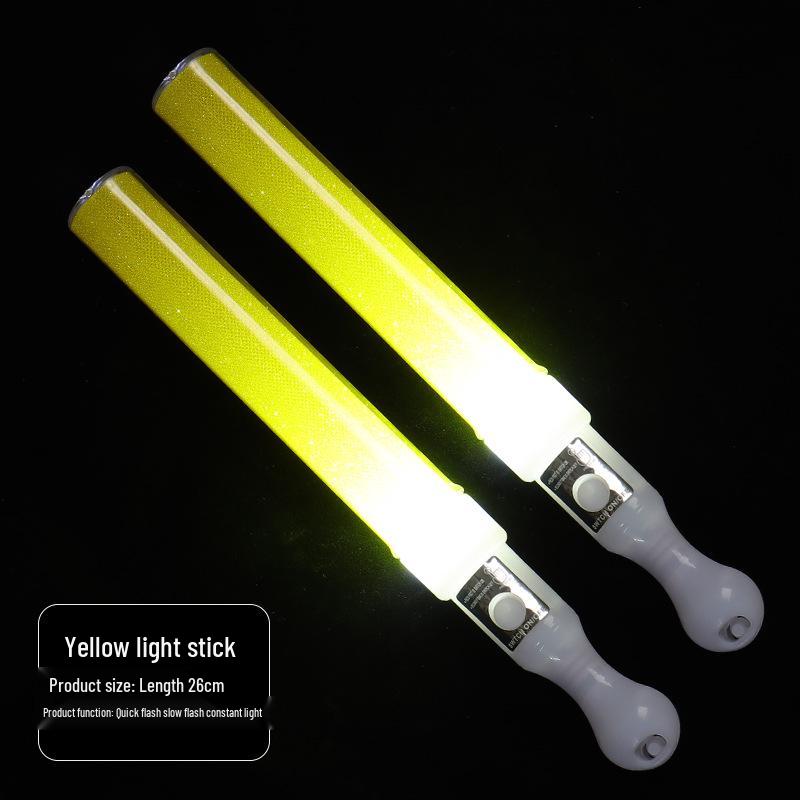 Luminous LED Fluorescent Concert Stick: Flashing Warning Light