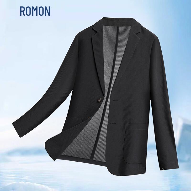 ROMON Men s Slim Fit Business Casual Suit Jacket 54