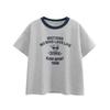 Children's Clothing Boy's Short-Sleeved T-shirt Summer Girl Half Sleeve Clothes Kids Drop-Shoulder Sleeve Children's Lettered Casual Tops