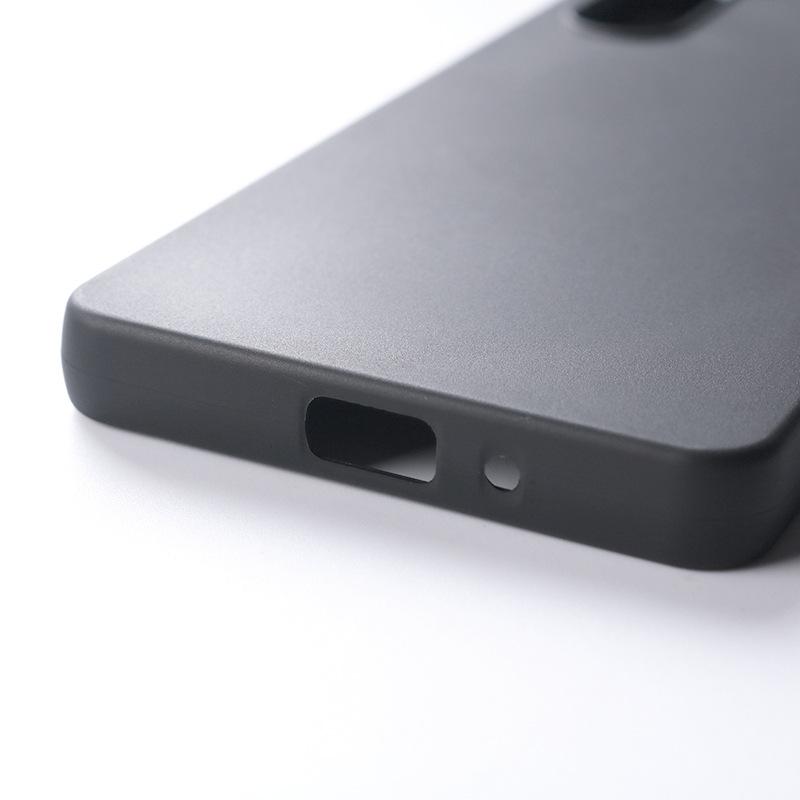 Para Sony Xperia 10 V Capa de Celular com Textura Fosca Anti-impressões Digitais Capa de Celular de TPU