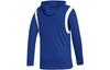 adidas T Shirts Men's Blue Hooded Moderate Straight Fit HF6649