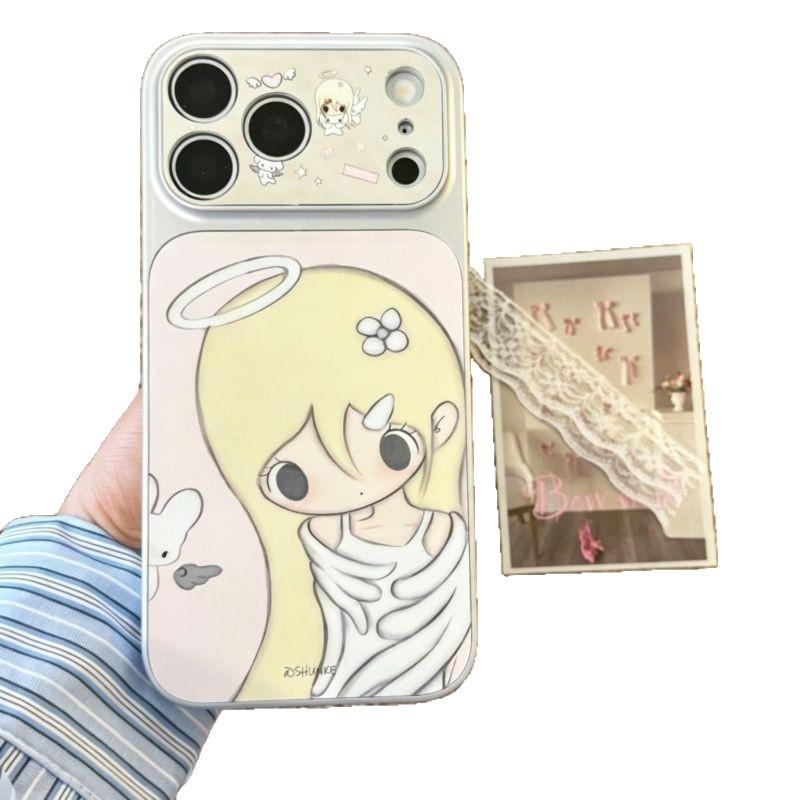 Angel Wild has last autumn, suitable for Apple ProMax mobile phone case for girls, high value/soft edge hard back