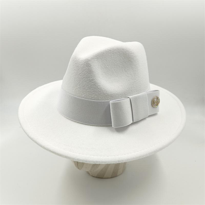 Fedora Fiocco Nuovo Blu Lago Cappello Nuovo Monocromatico Moda Primavera Unisex Cappello Jazz Cappello Fedora Gorras