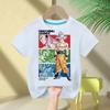 Dragon Ball T-Shirt Kinder Tops T-Shirt Anime Figuren Son Goku Super Saiyan T-Shirt Jungen T-Shirts Kinderkleidung Sommer Kurzarm