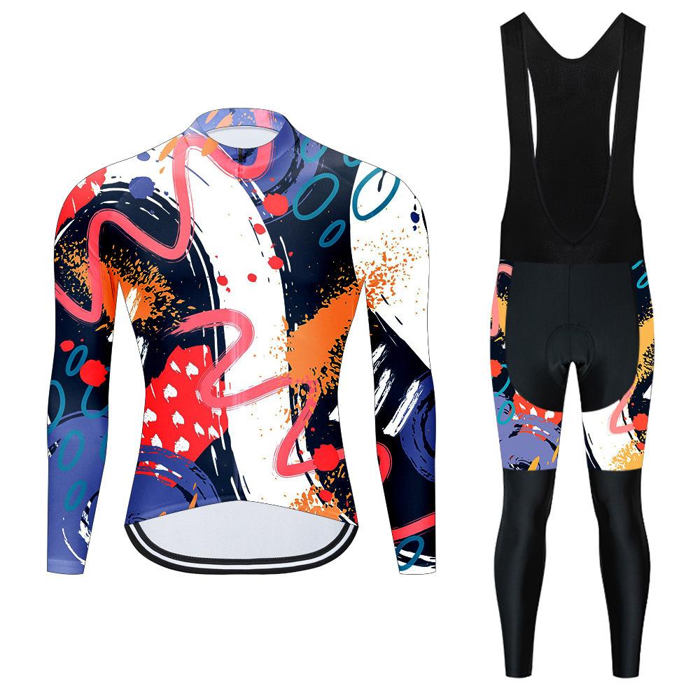 2026 Autumn Breathable Cycling Suit, New Cycling Suit, Long-sleeved Suit, Cool Sweat-absorbing Breathable Team Cycling Shirt.