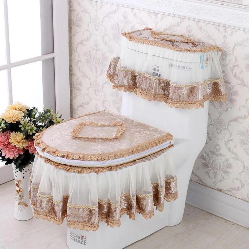 Новый комплект подушек для унитаза из трех предметов — фото 4