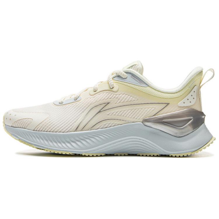 Li-Ning Comfortable Versatile Shock Absorbing Resilient Wear Resistant Low Top Casual Running Shoes Women sneaker Off-White ARHV022-5