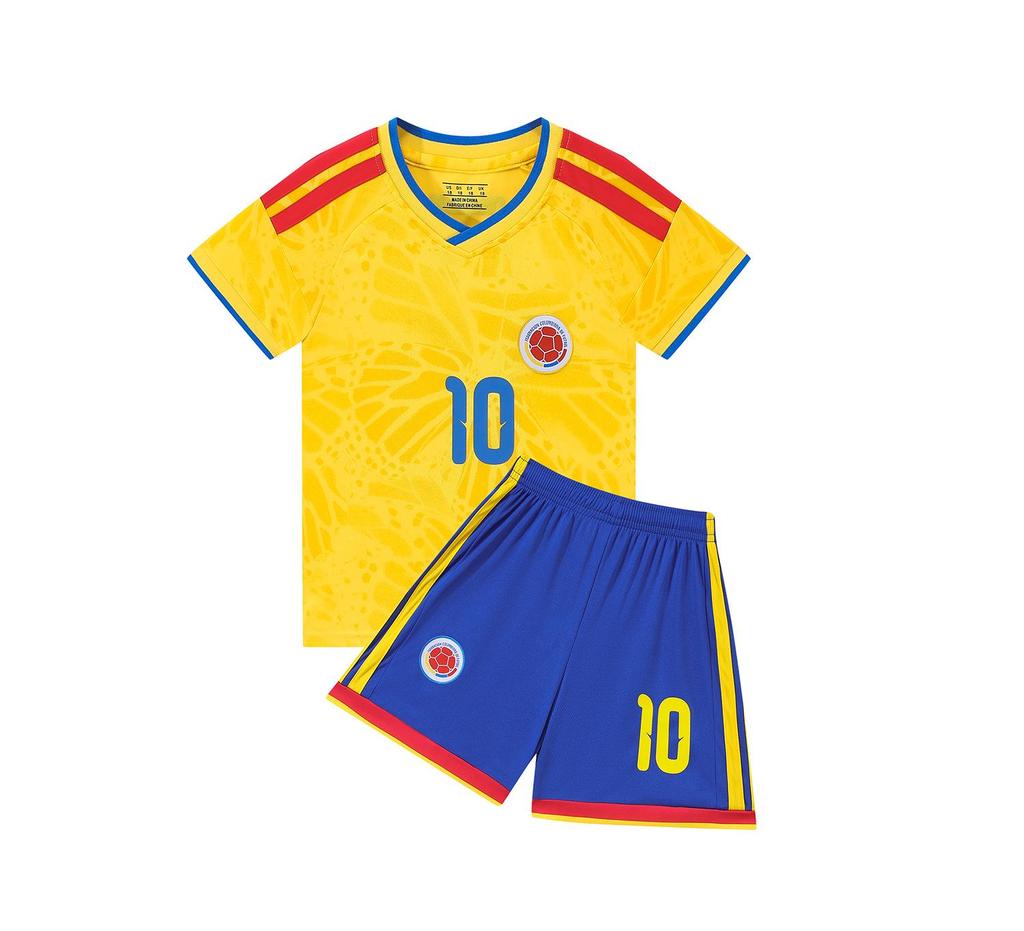 2627 Conjunto de Camiseta Mundial Infantil: Uniformes de Número Estrella para Portugal e Italia