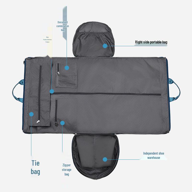 Multifunctional Large Capacity Foldable Travel Tote & Gym Bag