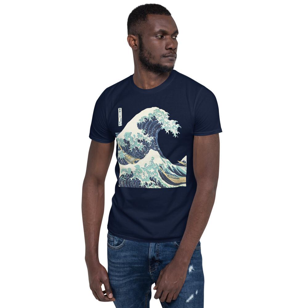 Rubino One World Great Wave Japanese Print Unisex TShirt Unisex T-Shirt S фото