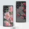 Funda Back Phone Cover Case for Samsung Galaxy S24 Plus S25 Ultra S20 FE S26 Note 20 Ultra 10+ S22 S21 S23 FE Creative Flower