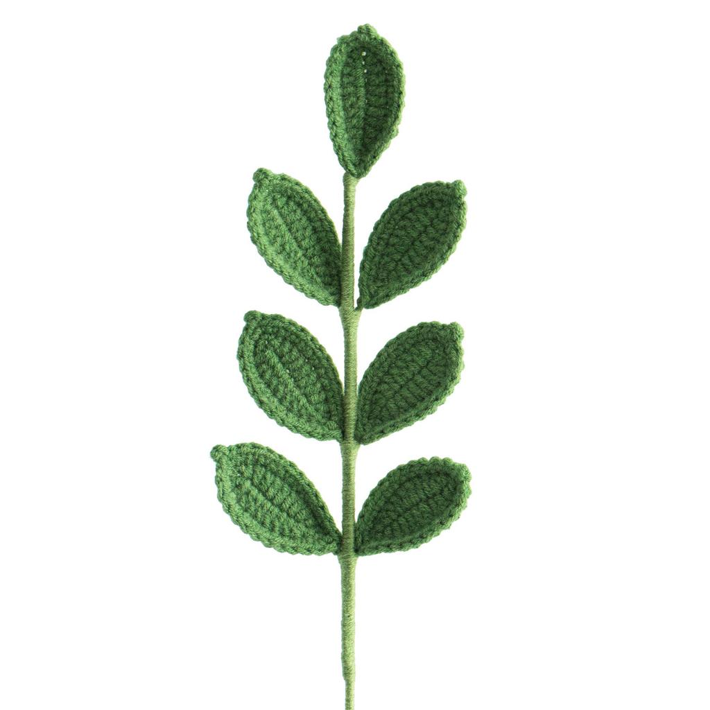 Handmade Woven Yarn Knitted Faux Flower Bouquet