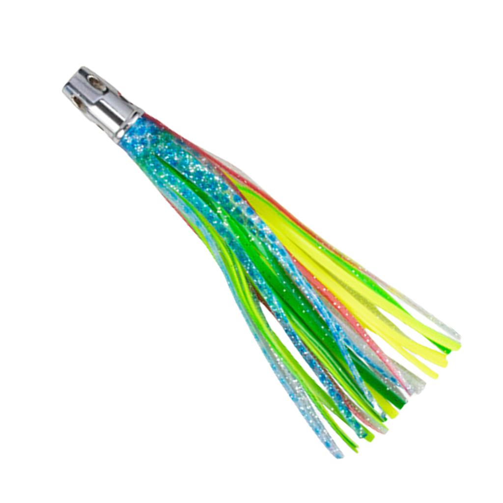 Copper Head Octopuses Squid Skirt Baits Seawater Fishing Lures Octopuses Squid Skirt Trolling Lures Octopuses Baits