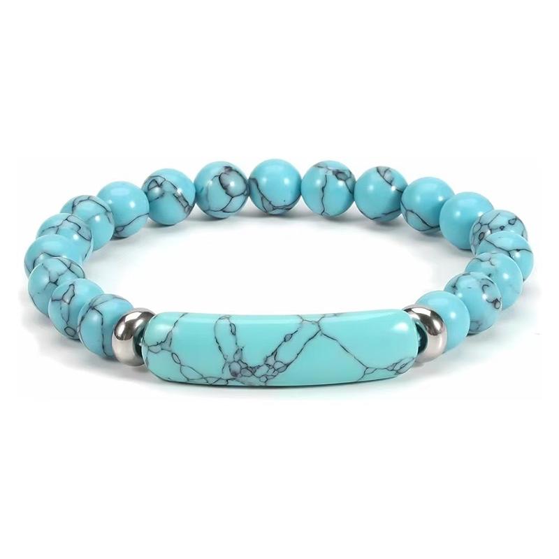New Stylish Natural Stone Bracelet Men Women Obsidian Malachite Sodalite Tiger Eyes Stone Strand Braslet Gift For Lovers Pulsera