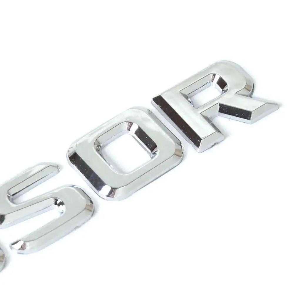 3D Chrome ABS Kompressor Letters Badge Emblem Rear Boot Sticker for Mercedes CLK SLK SL CLS ML GL A B C E S Class
