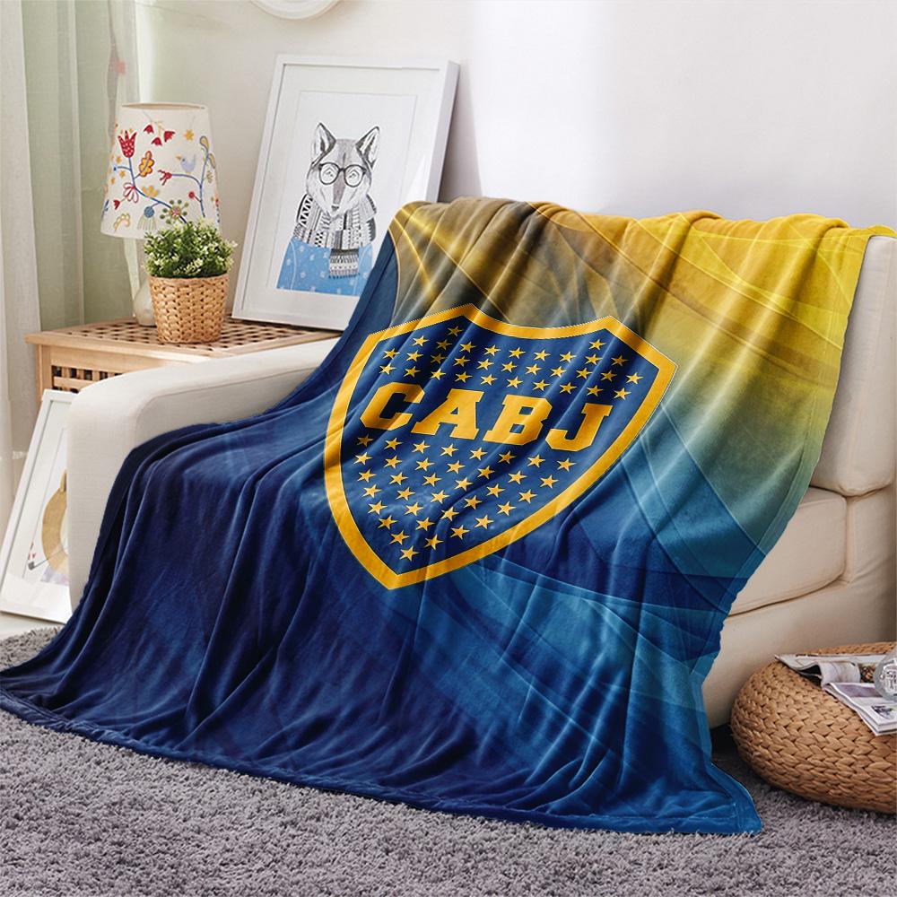Club Atletico Boca Juniors Flannel Blanket, High quality Comfortable for All Seasons, Home Decor, Warmth and Comfort