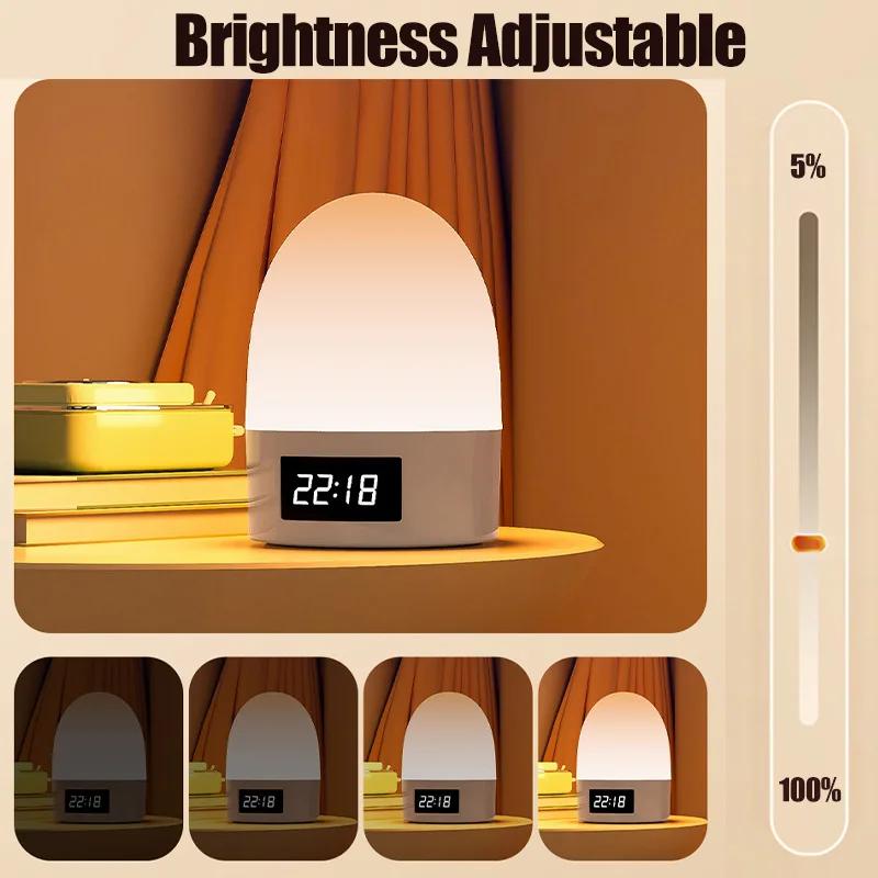 Night Light Touch Rechargeable 3 Color Wireless Baby's Room Bedside Lamp USB LED Night Light Ambient Soft Light For Kids Gift
