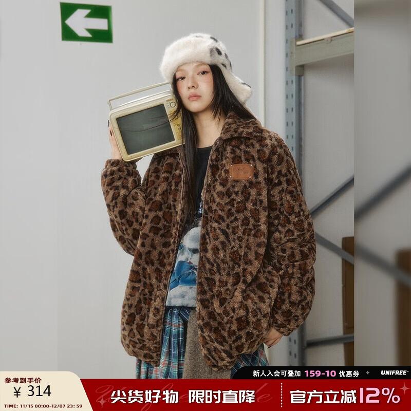 

UNIFREE Plush Warm American Style Cotton Jacket S