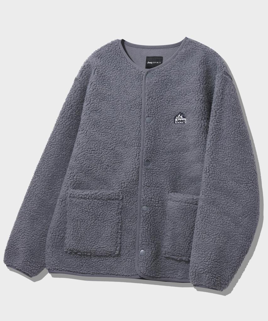 Jeep Retro Mountain Cozy Fleece Cardigan (Jr5Tzu193Mg)