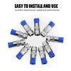 10pcs Coaxial Coax RG6 Compression Connector Adapter Male Waterproof Sealed
