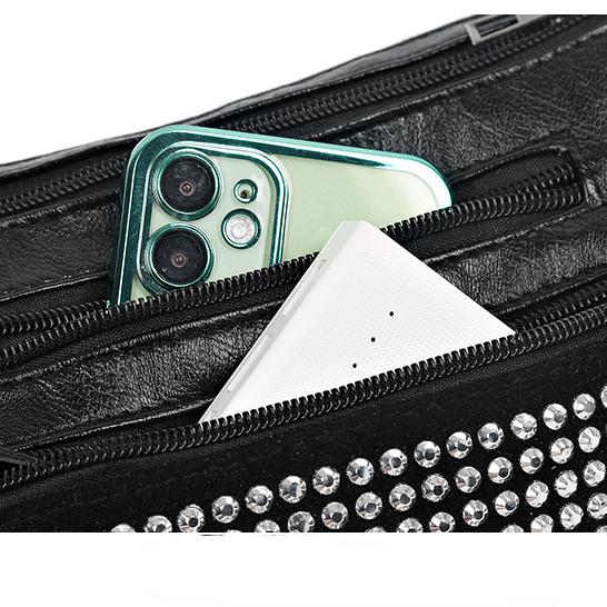 Modische Diamant-Schultertasche aus weichem Leder, kleine quadratische Tasche für Damen, 2024 neue mehrschichtige Mama-Tasche, lässige, vielseitige Umhängetasche