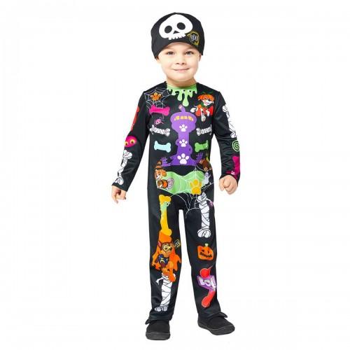 Paw Patrol Childrens/Kids Skeleton Costume Set
