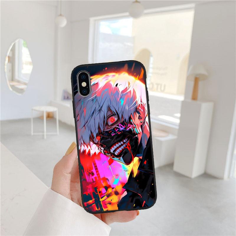 HK73 Tokyo Ghoul Soft Shell Phone Case for iPhone SE X XS XR 16E 17 11 Pro Max 8 7 6 6s Plus Air