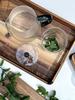 GLASS JUG 1L TEA INFuser with Filter 2 Glasses Green Ear