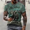 Men's Tshirt Lemans Car Vintage Pattern T shirts Summer Oversized Casual Tees Short Sleeve Tops Men Clothing