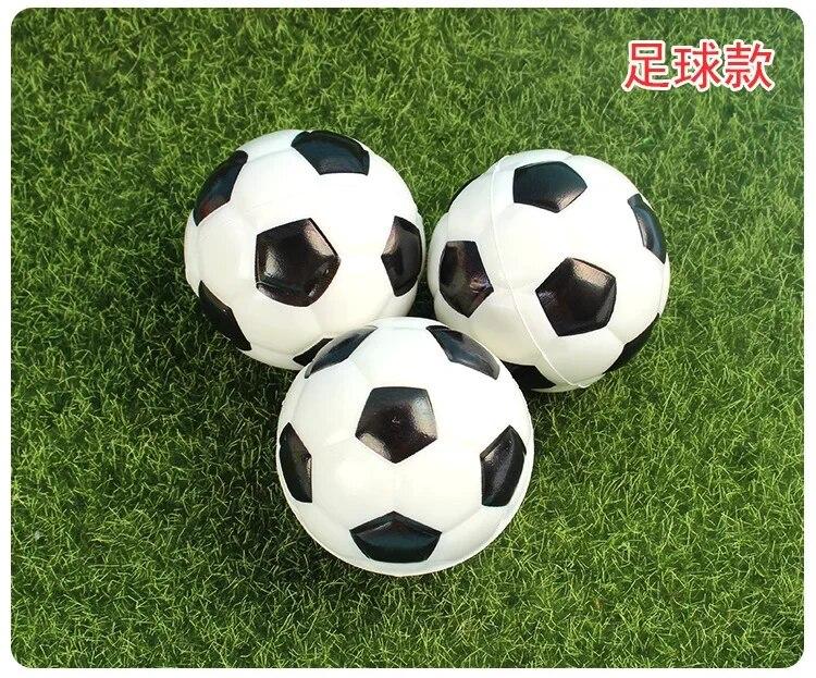 6.3cm Squeeze Ball Toy Football Basketball Soft Foam Sponge Baseball Tennis Toys for Kids Children