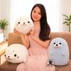 Daunenbaumwolle Squishy Robben Plüschkissen Gefüllt Liegend Stehend Kawaii Tier Plüschtier Zum Umarmen Schlafbegleiter Geschenk
