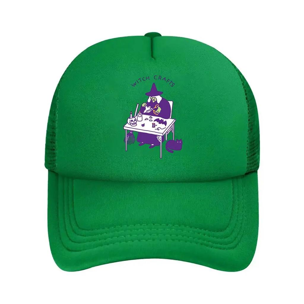 Witch Crafts Sticker Mesh Baseball Cap