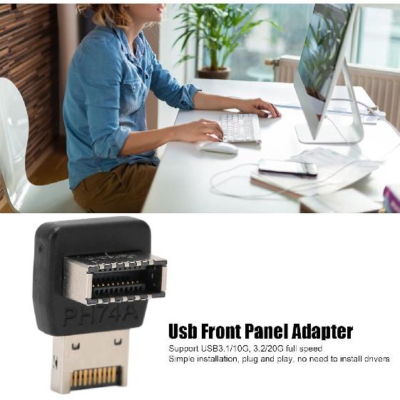 USB3.1 Type E Adapter Computer Motherboard USB3.1 TYPEE Adapter 90 Degree Steering Elbow USB 3.1 Type E Adapter 90 Degree Steering Elbow Vertical USB