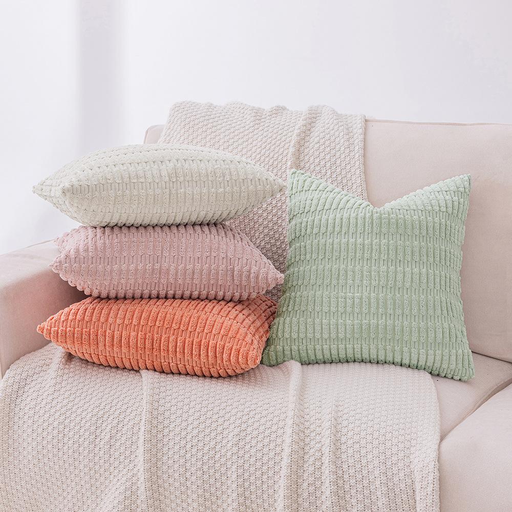 Pernă din Catifea Cord cu Spic de Grâu Stil Ins Pernă de Sofă pentru Living Husă de Pernă Americană Husă de Pernă pentru Noptieră