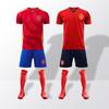 Spanien 2425 Heim- & Auswärts-Fußball-Trainingsset - Schnelltrocknend, Atmungsaktiv, Schweißableitendes Trikot