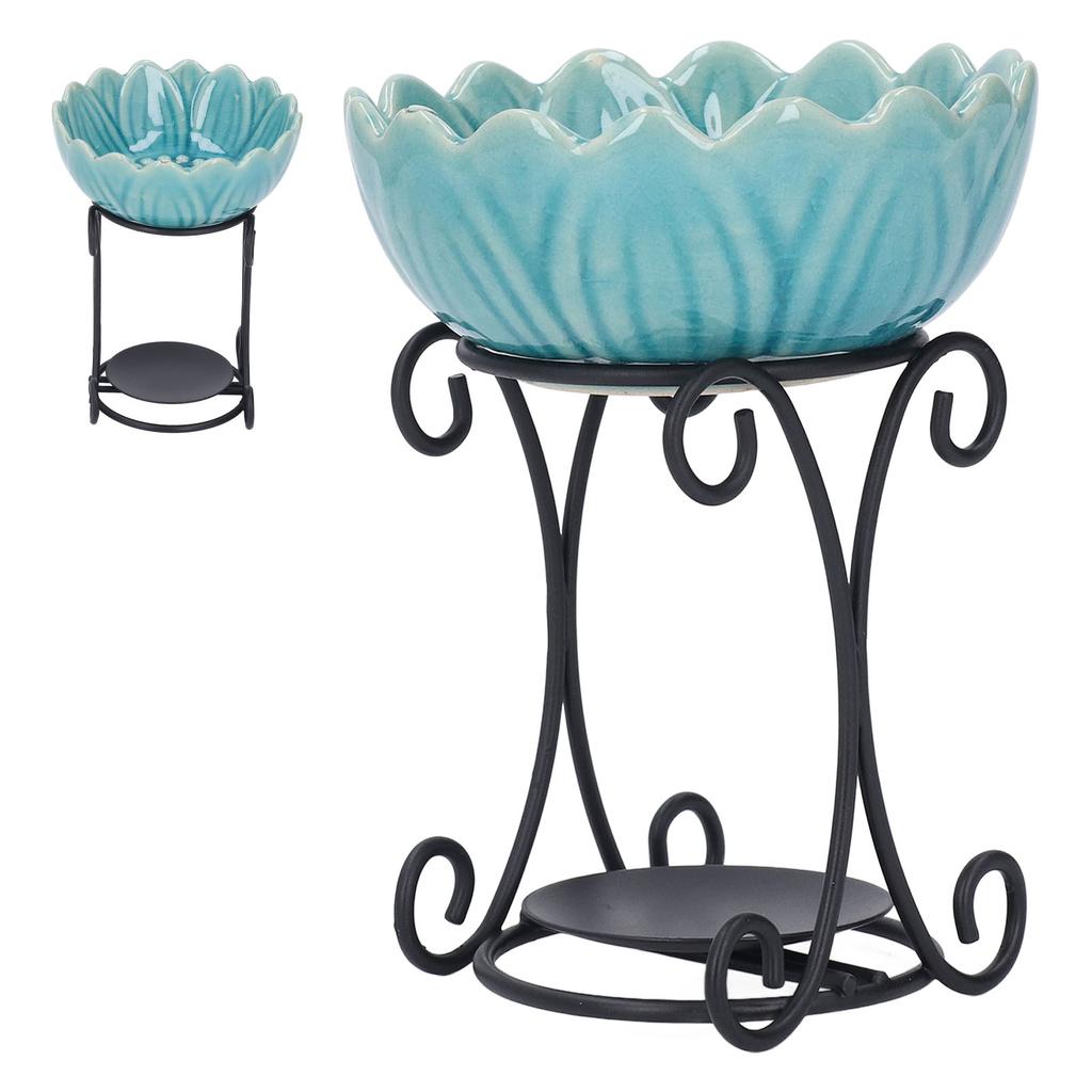 Tealight Wax Warmer Oil Burner Iron Wax Melter Tea Light Holder Candle Wax Warmer Aromatherapy Burning Furnace