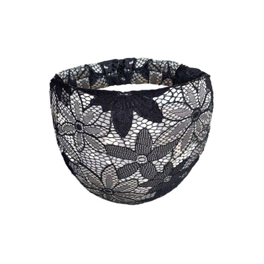 Hair Hoop Mesh Flower Headband Non Slip Wide Side Head Wrap Fashion Lace Hairbands  Mother