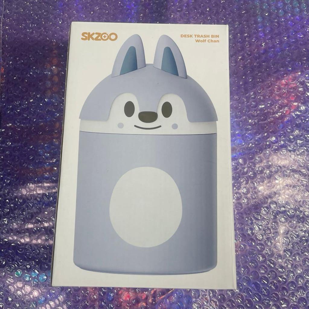 [USED] SKZOO Wolfchan DESK TRASH BIN
