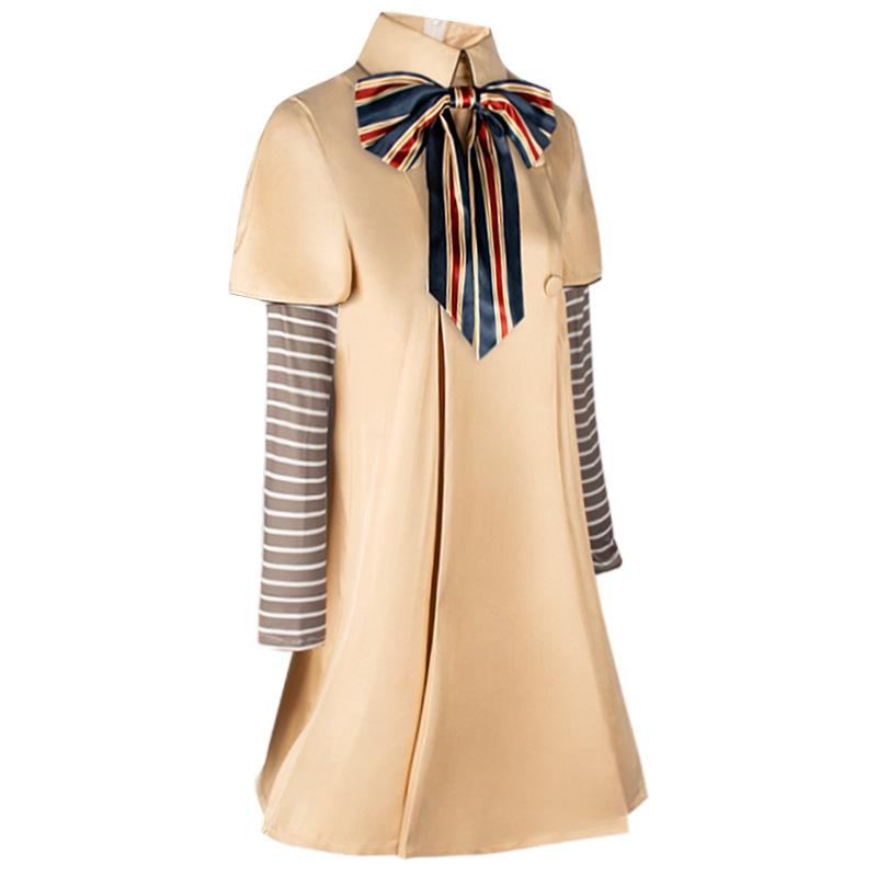 MEGAN Cosplay Dress for Kids Girls Women AI Doll Robots Megan Dresses Uniform MEGAN Girls and Adult Cosplay Halloween Costume