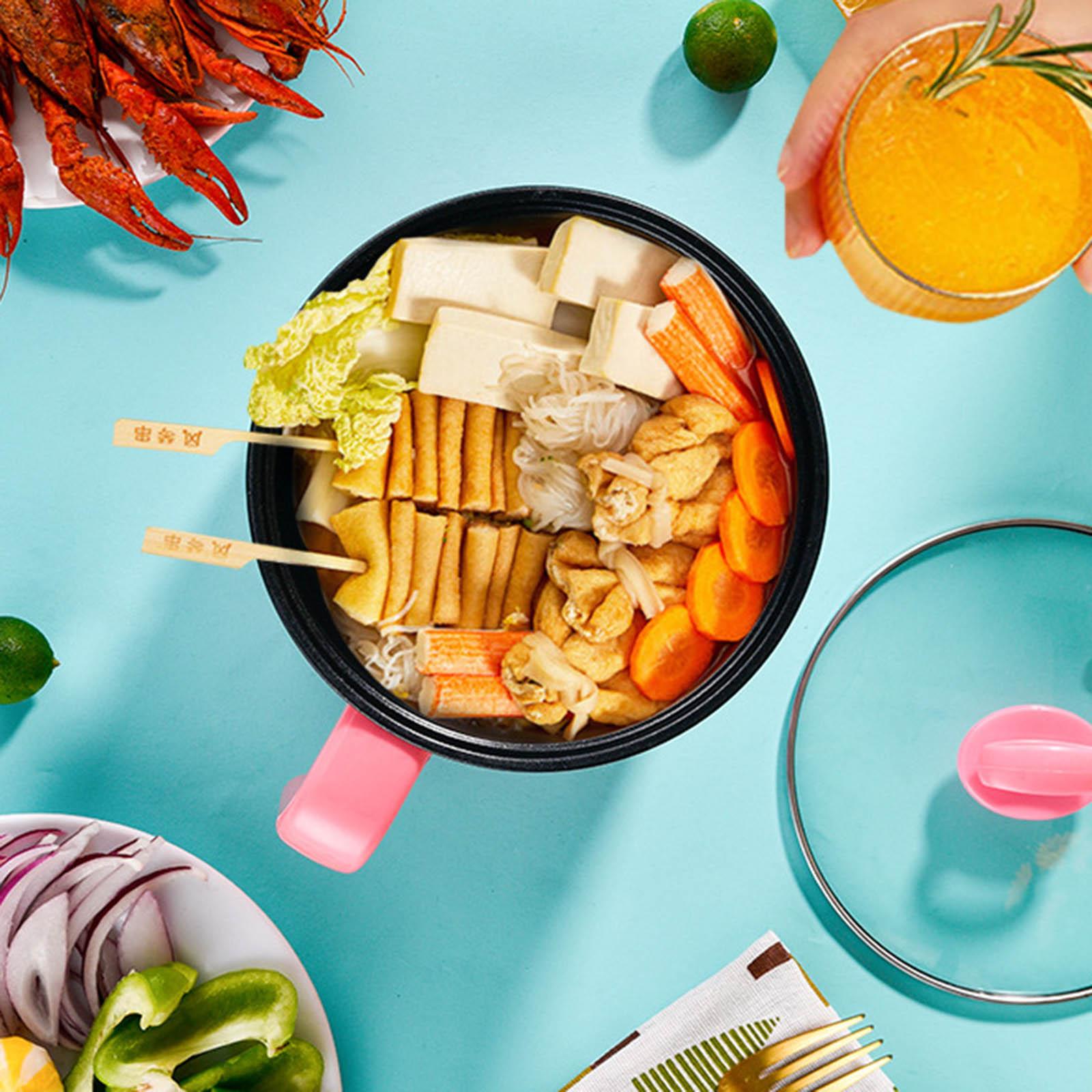 Электрические кастрюли бытовые портативные многоцелевые мини-рамен-варка лапша-варка — фото 5