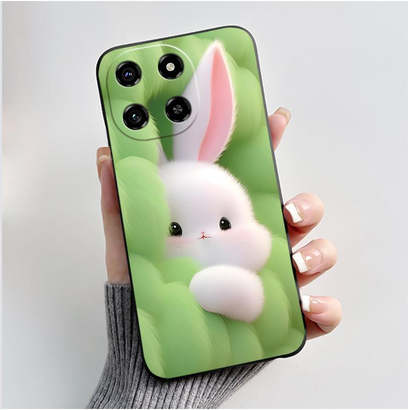 For Blackview Color 6 Case Luxury Cute Love Rabbit Funny Soft Silicone Protective Back Cover For Black View Color 6 Phone Case