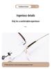 Frameless Sandalwood Titanium Glasses with Flat Lenses, Myopia-Compatible, W0006