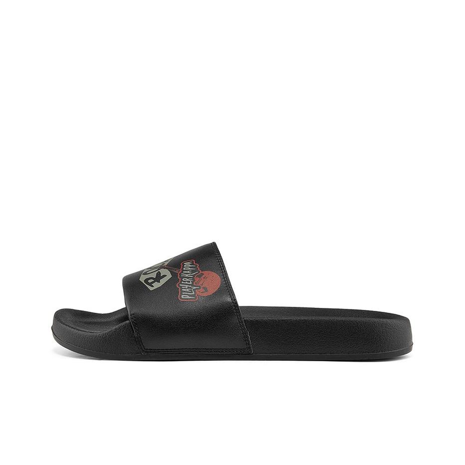 Kappa Back To Back Artist Collaboration Color Block Slide Sandals Unisex Footwear Black K0BX5LT05D-990